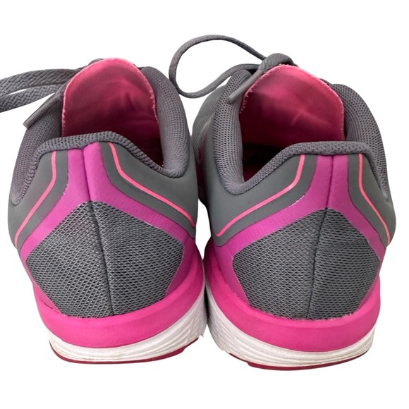 Nike Women’s Running FS Lite Run 3 Gray Pink Size 8 Sneaker Athletic Shoes - Picture 4 of 7